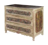 An Italian Painted Chest of Drawers