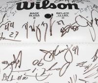 A 2000 Chicago Bears Team Signed Autograph Football - Brian Urlacher Rookie Season (Beckett Authentication Services Letter),