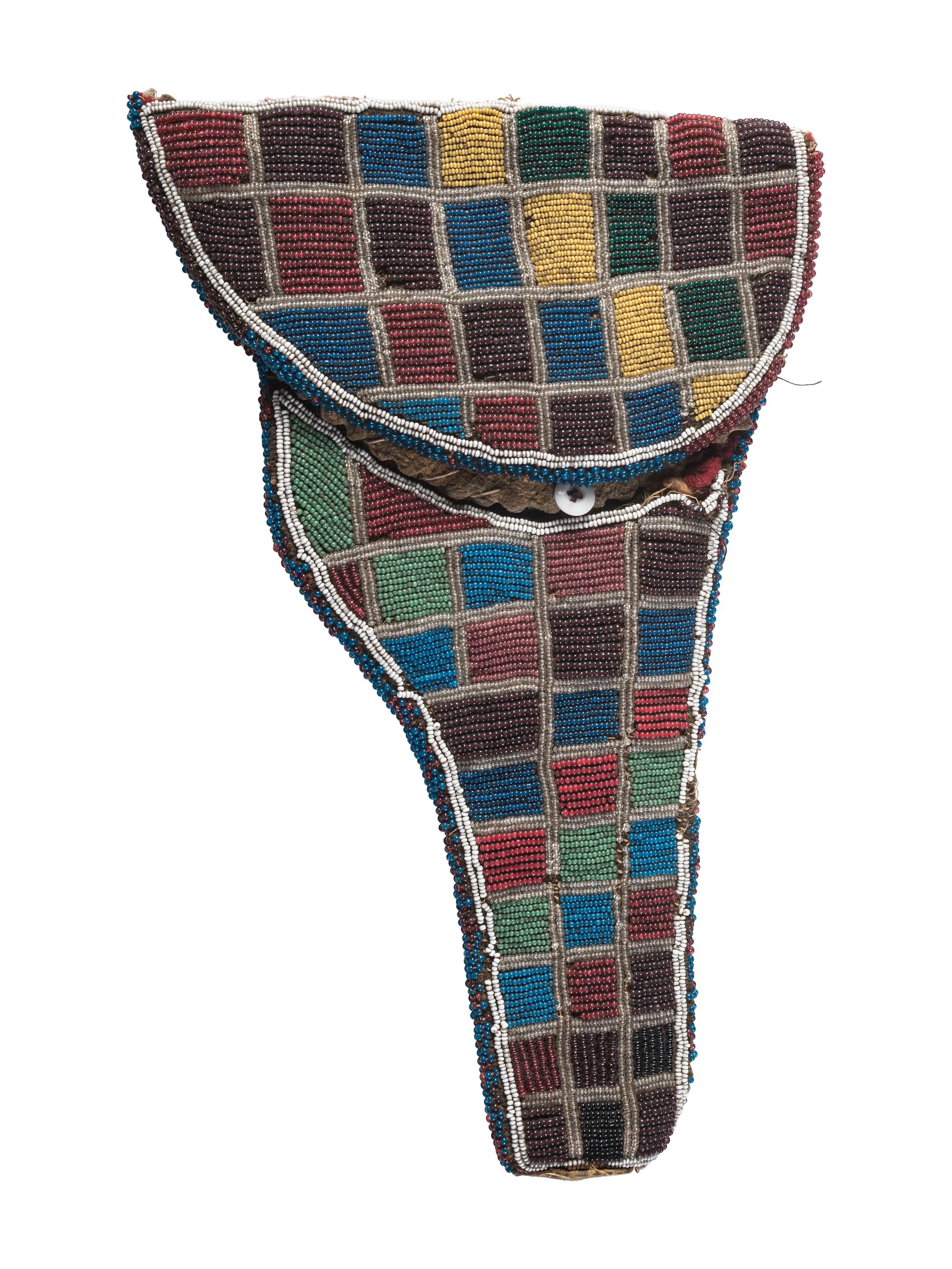 Northern Plains Beaded Hide Holster