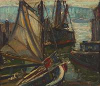 William Lester Stevens (American, 1888-1969) - The White Sail