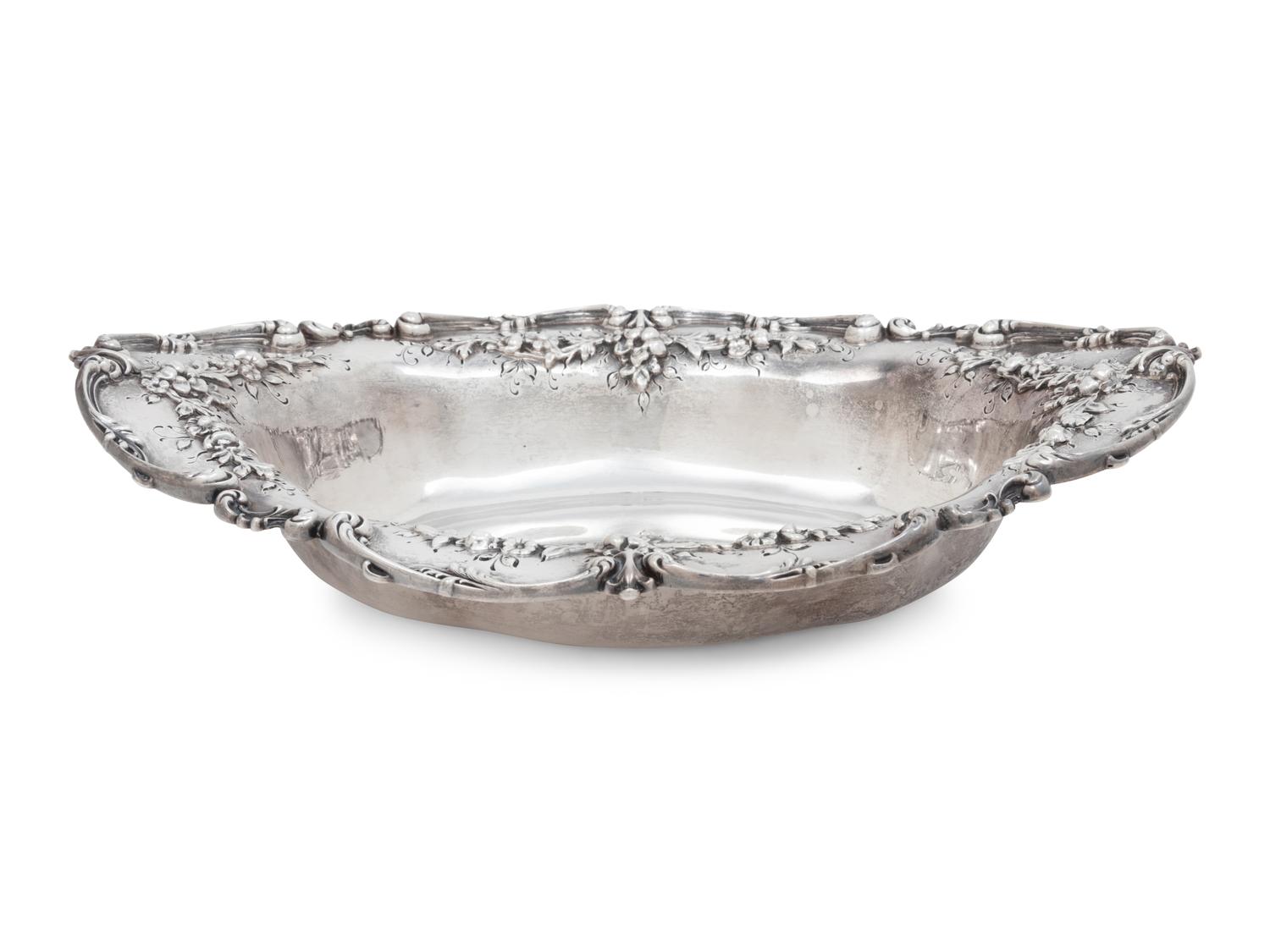 An American Silver Entrée Dish