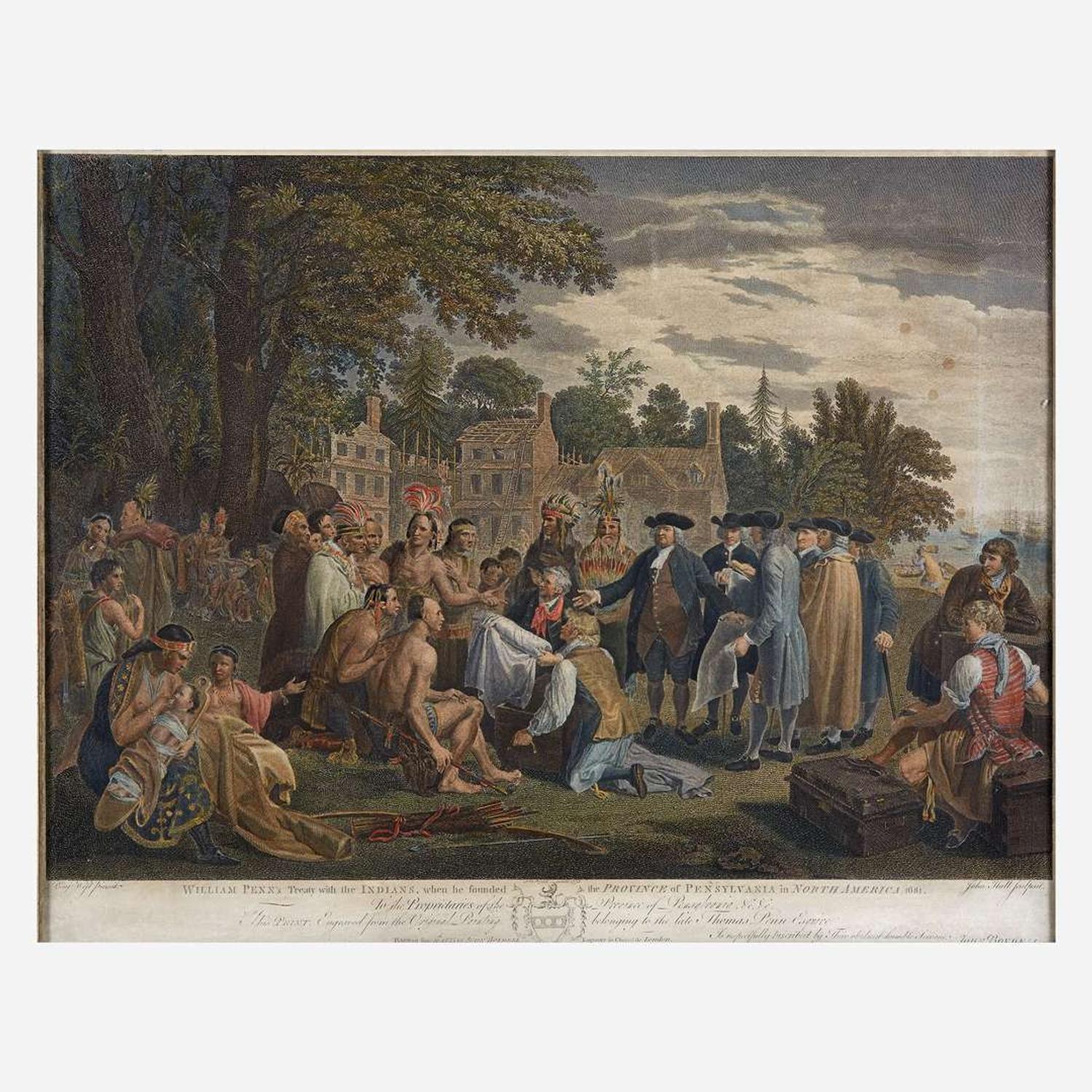 After Benjamin West (1738-1820) William Penn's Treaty with the Indians, When He Founded the Province of Pennsylvania