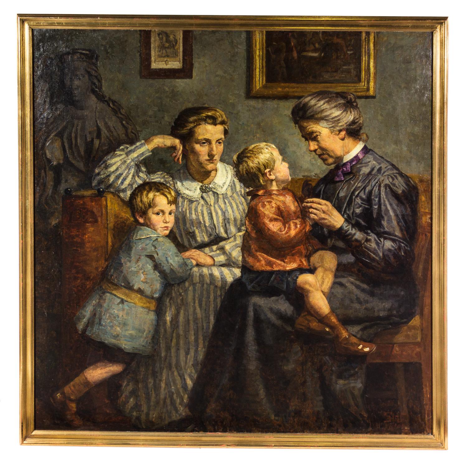 Sigurd Wandel, (Danish, 1875-1947), Three Generations, 1908-9