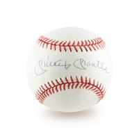 A Mickey Mantle Single Signed Autograph Baseball (Beckett Authentication Services)