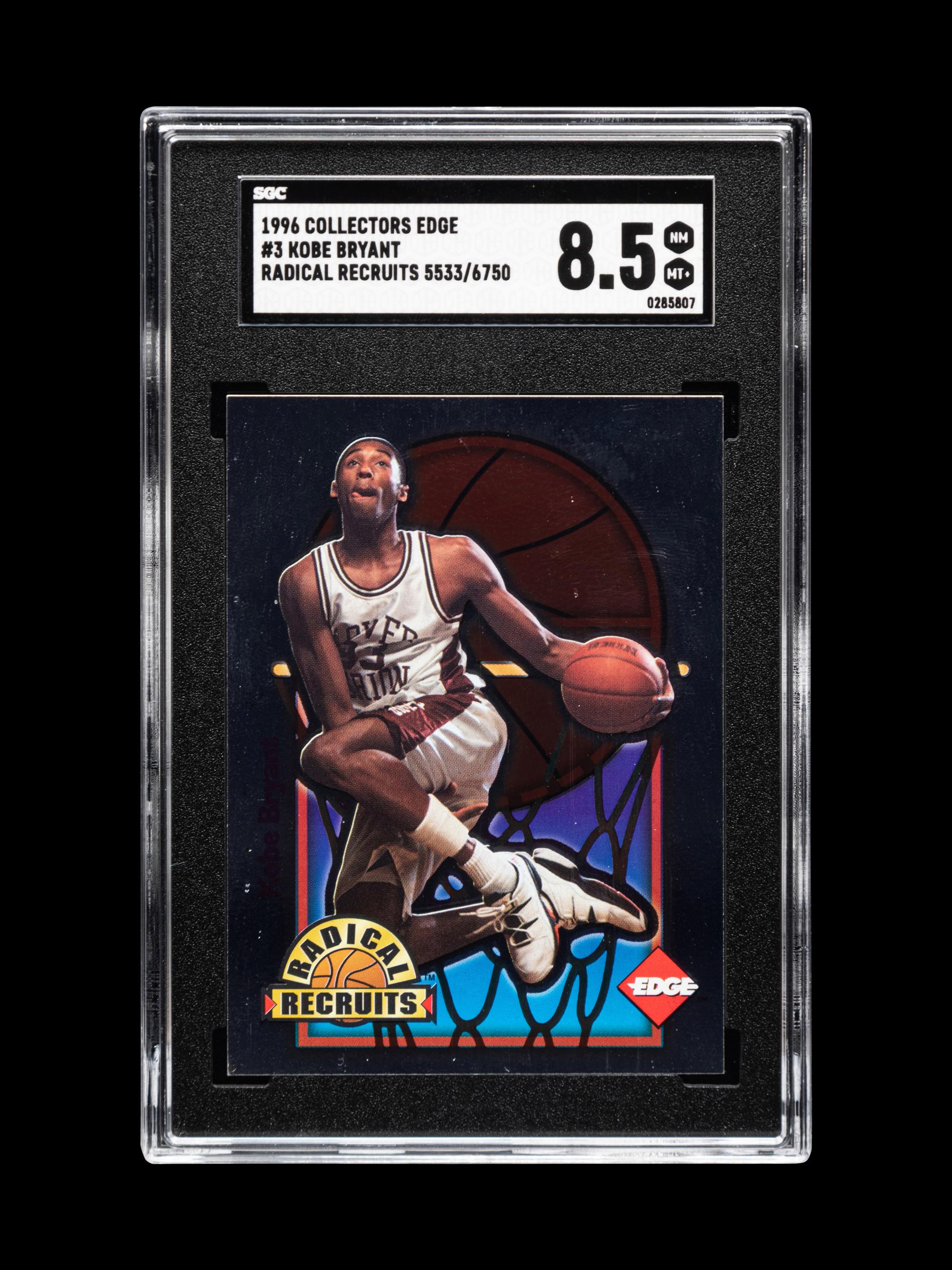 A Group of 1996-97 Collector's Edge Kobe Bryant Rookie Basketball Cards,