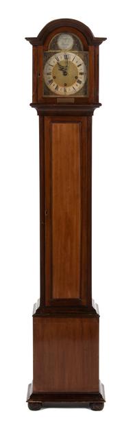A George III Style Mahogany Grandmother Clock