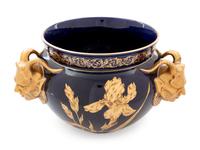 An English Parcel Gilt Ceramic Jardinière