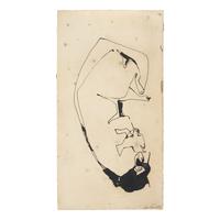 Jay DeFeo (American, 1929-1989) — Untitled (Cat), 1951