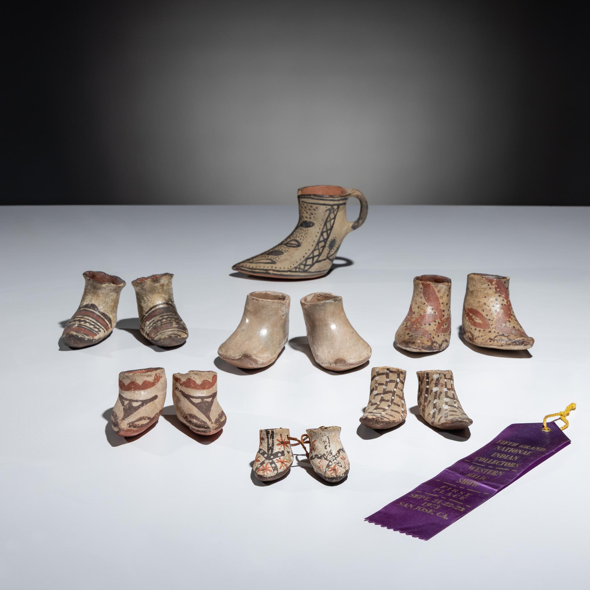 Pueblo Pottery Moccasins, Award Winning Collection