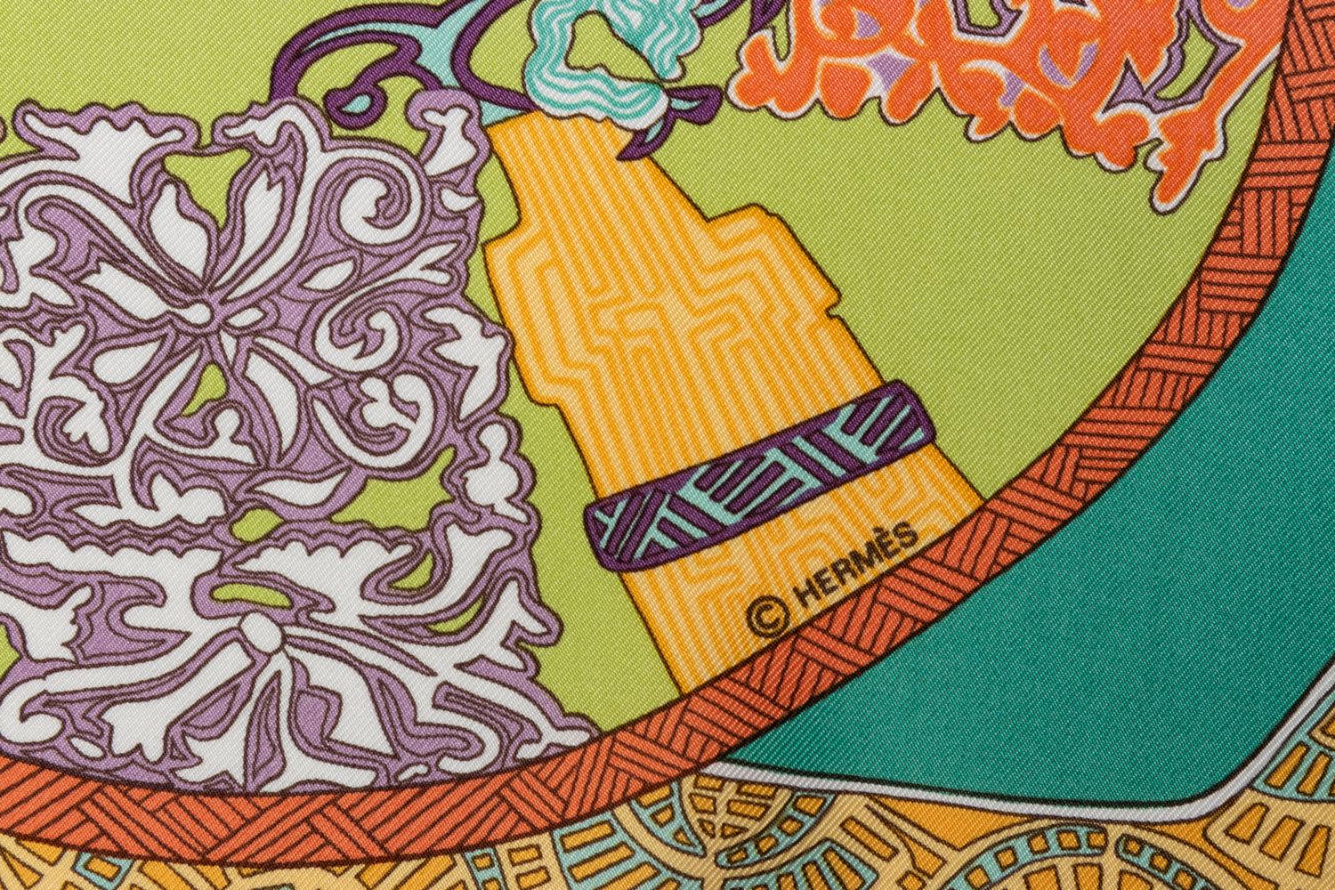 Two Hermès 90cm Silk Scarf, Carré