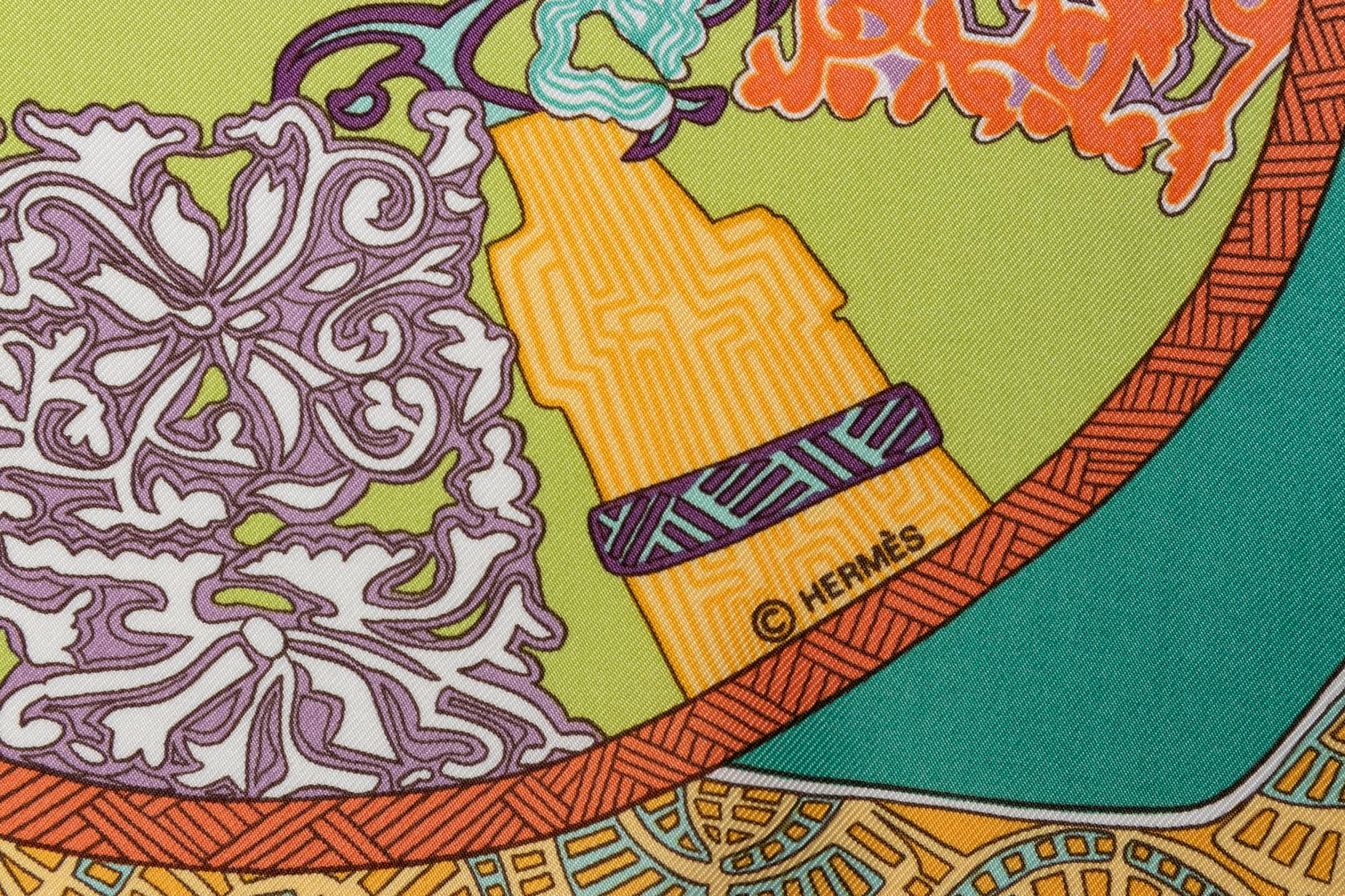 Two Hermès 90cm Silk Scarf, Carré