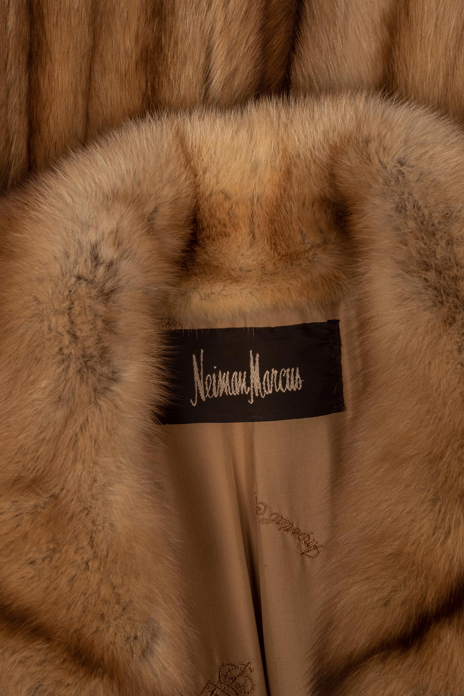 Neiman Marcus Sable Fur Coat, 1990s