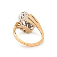 YELLOW GOLD AND DIAMOND RING