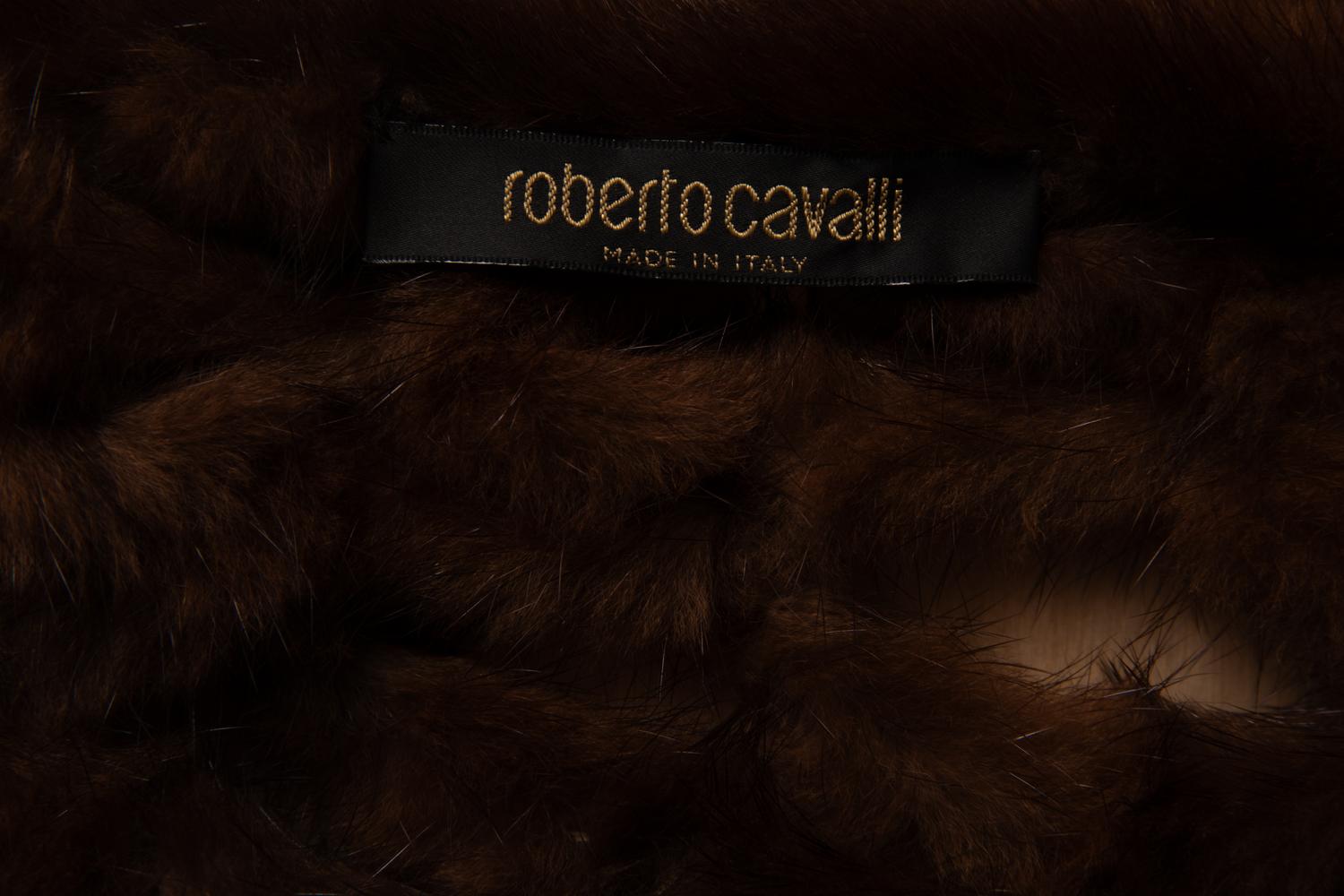 Roberto Cavalli Beaded Mink Cape