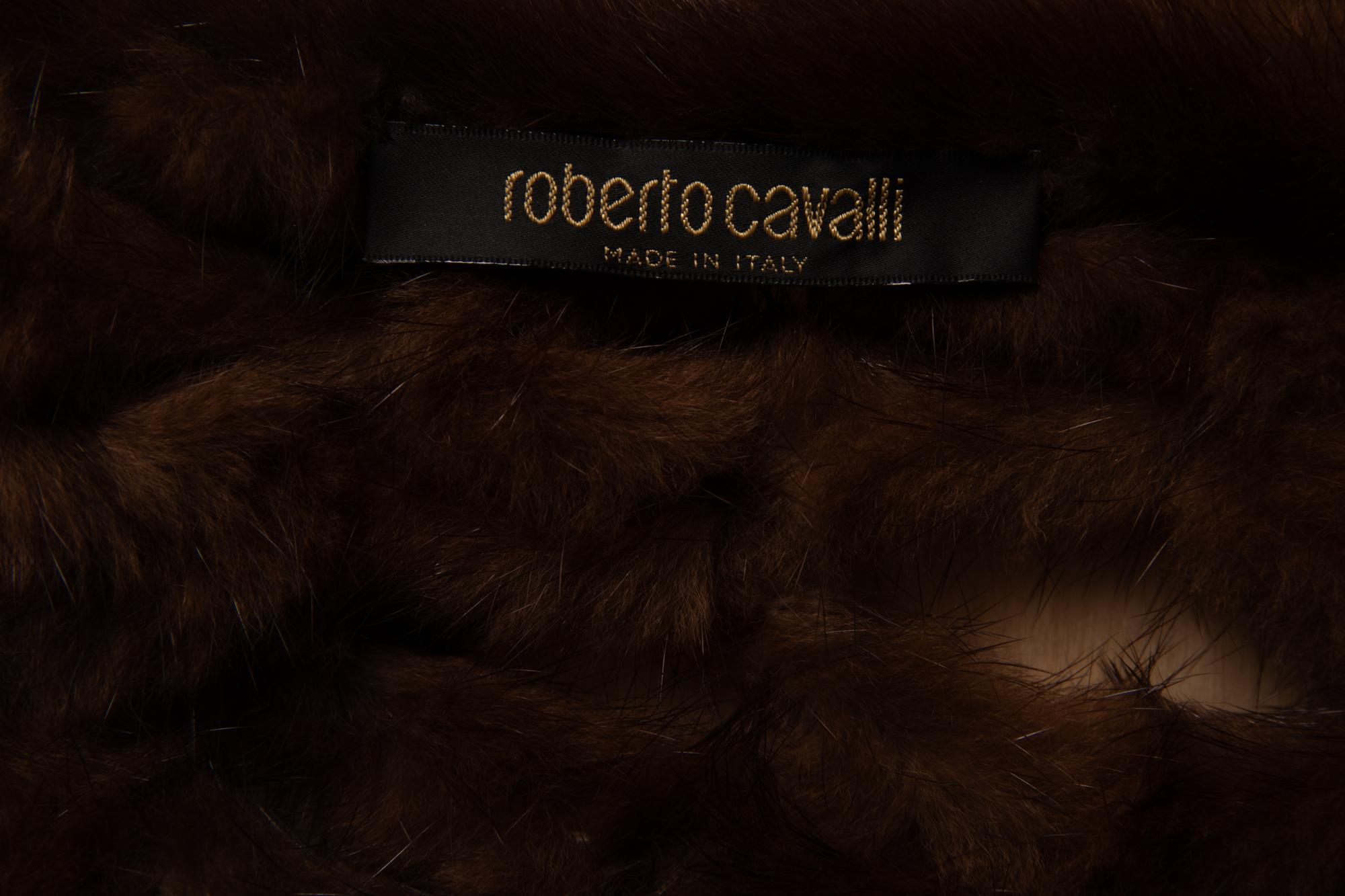 Roberto Cavalli Beaded Mink Cape