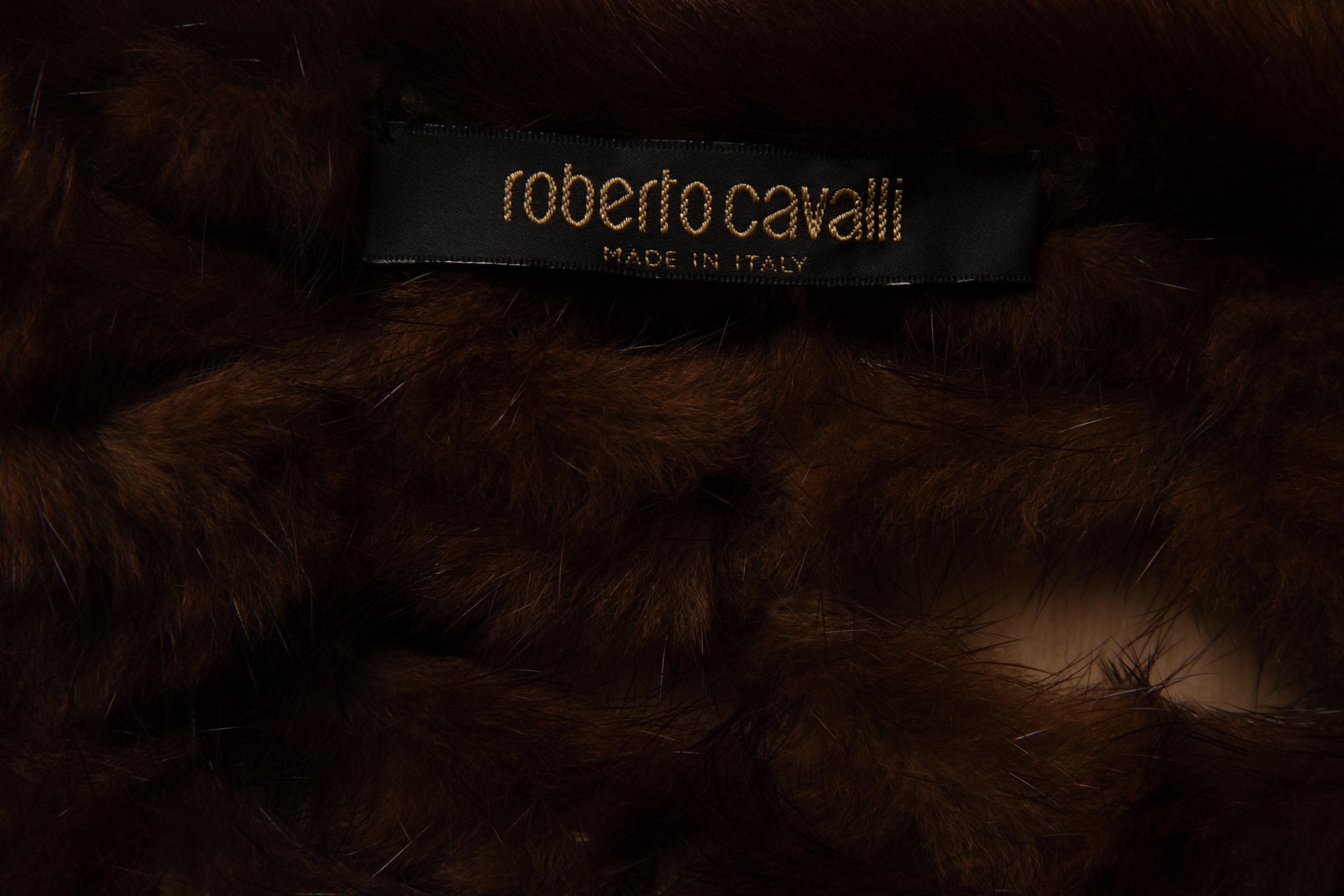 Roberto Cavalli Beaded Mink Cape