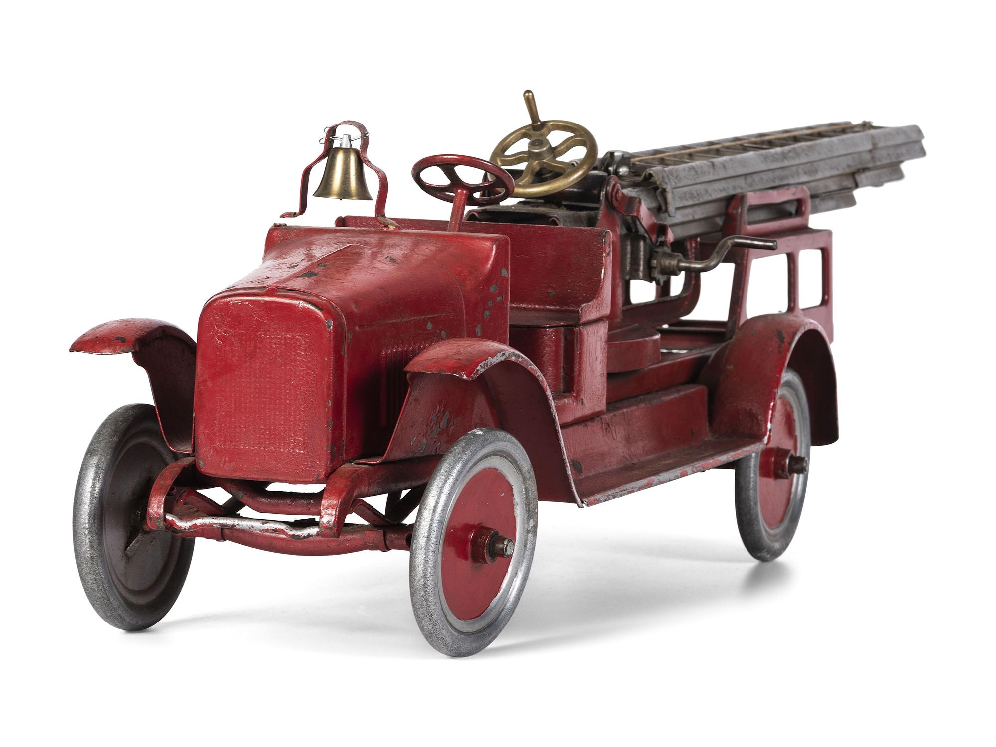 A Buddy L Pressed Steel Ladder Truck