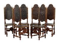 A Set of Six Portuguese Side Chairs