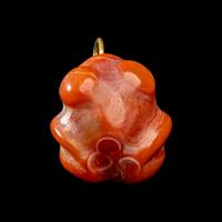 A Costa Rican Carnelian Zoomorphic Pendant