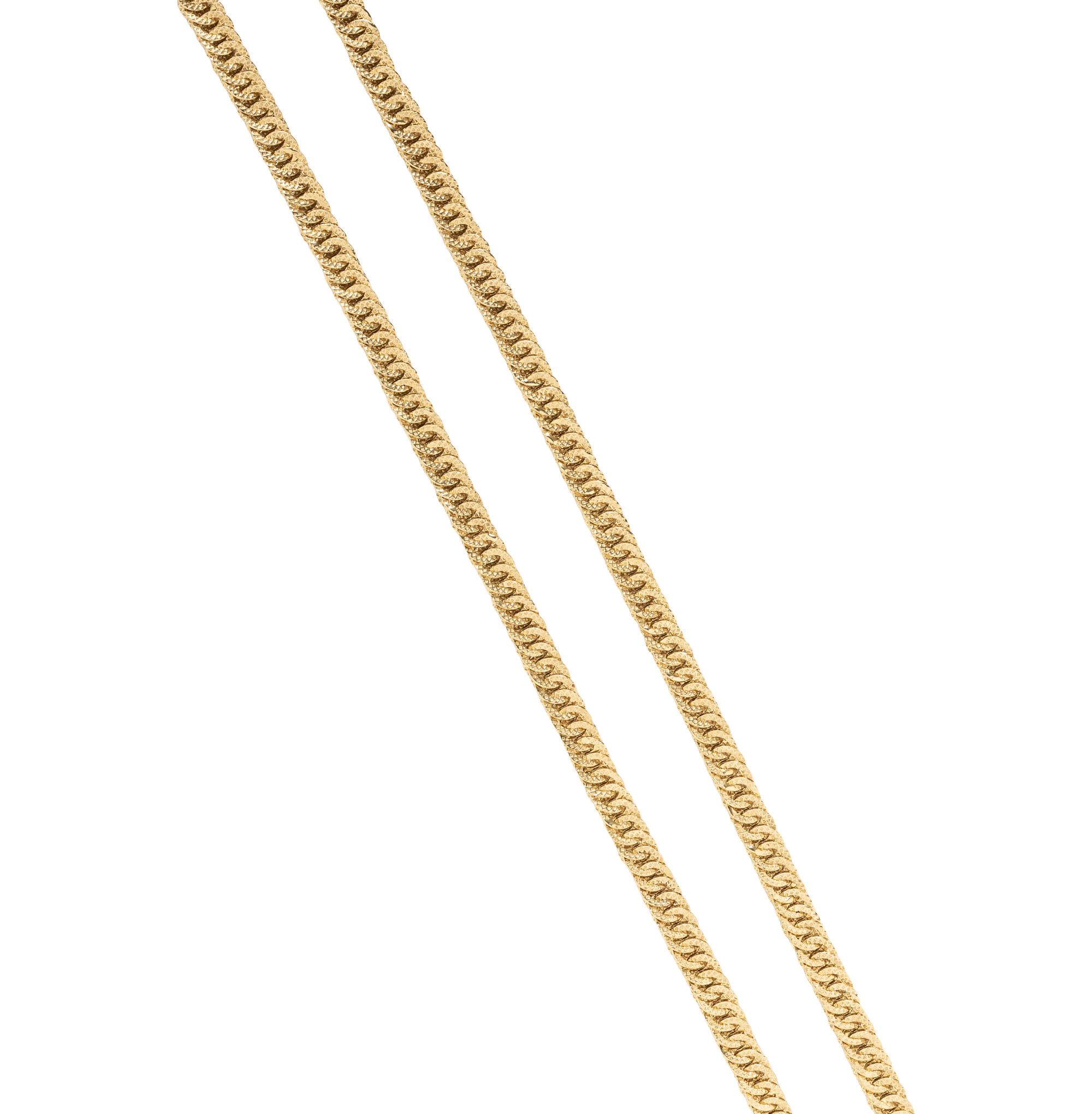 YELLOW GOLD LONG CHAIN