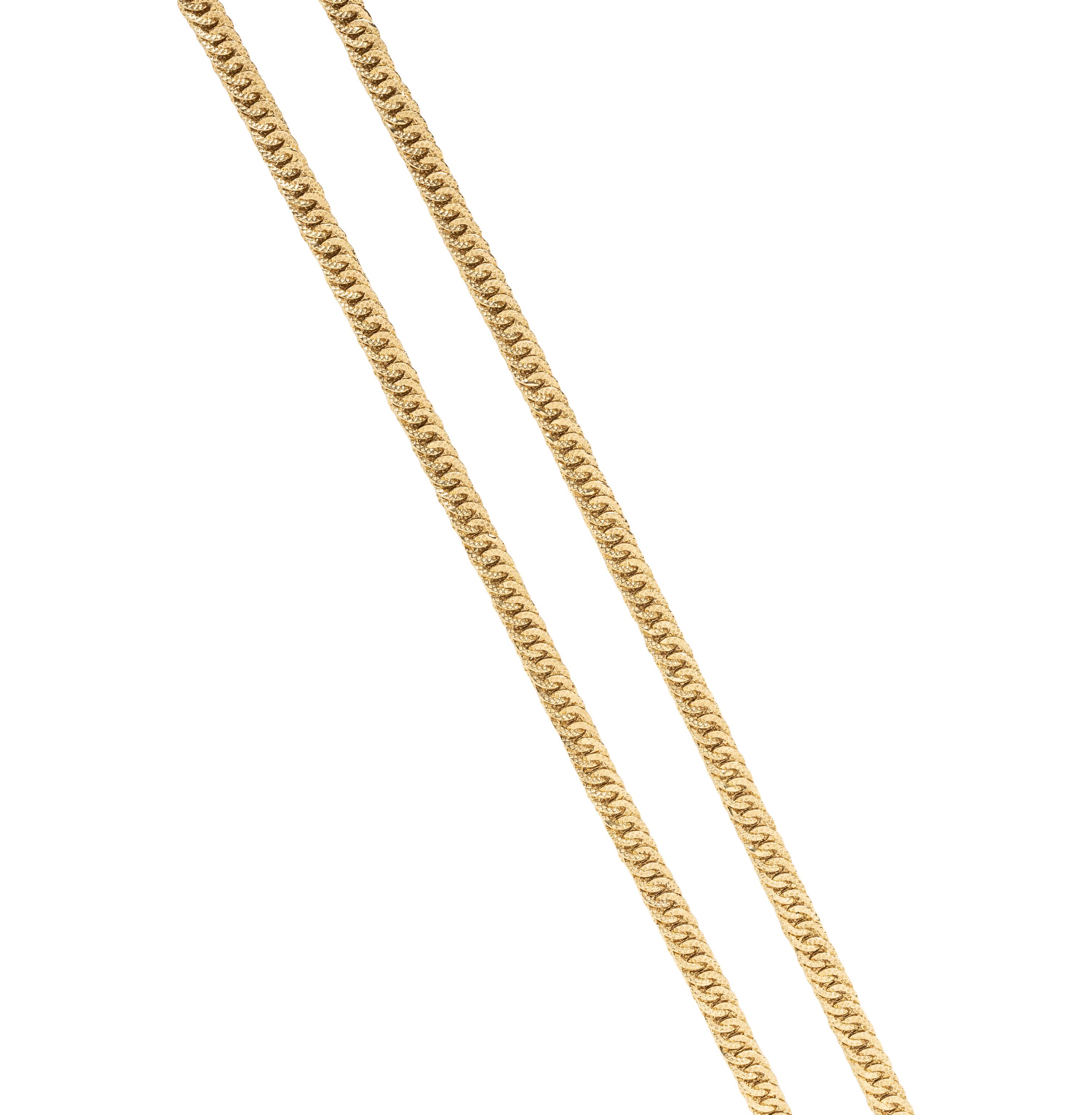 YELLOW GOLD LONG CHAIN