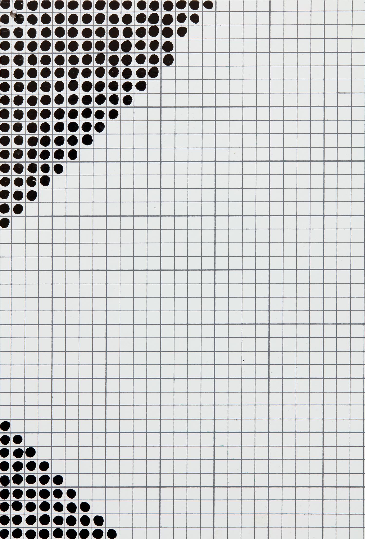Black 6'' Squares Series #6 , 1972