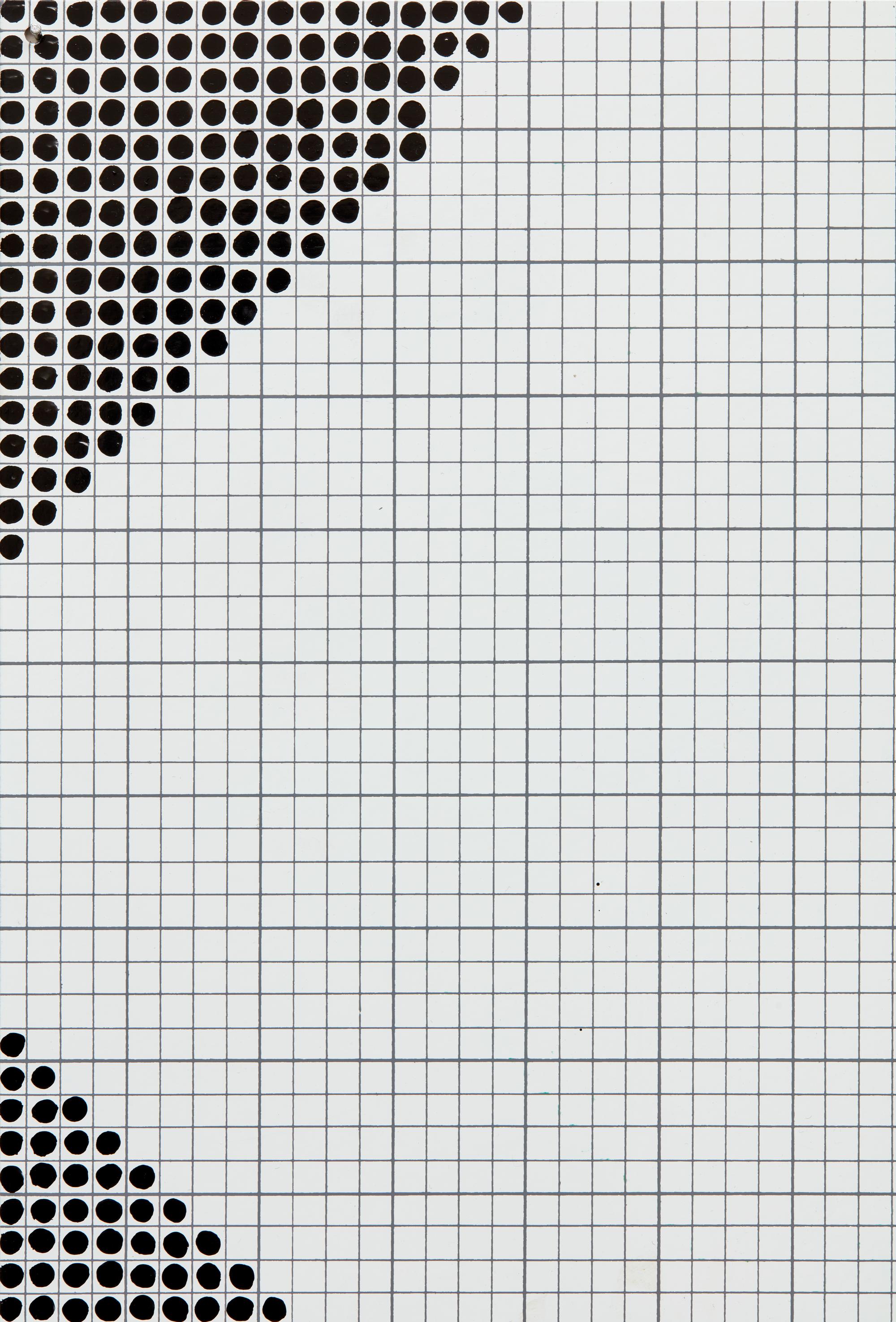 Black 6'' Squares Series #6 , 1972