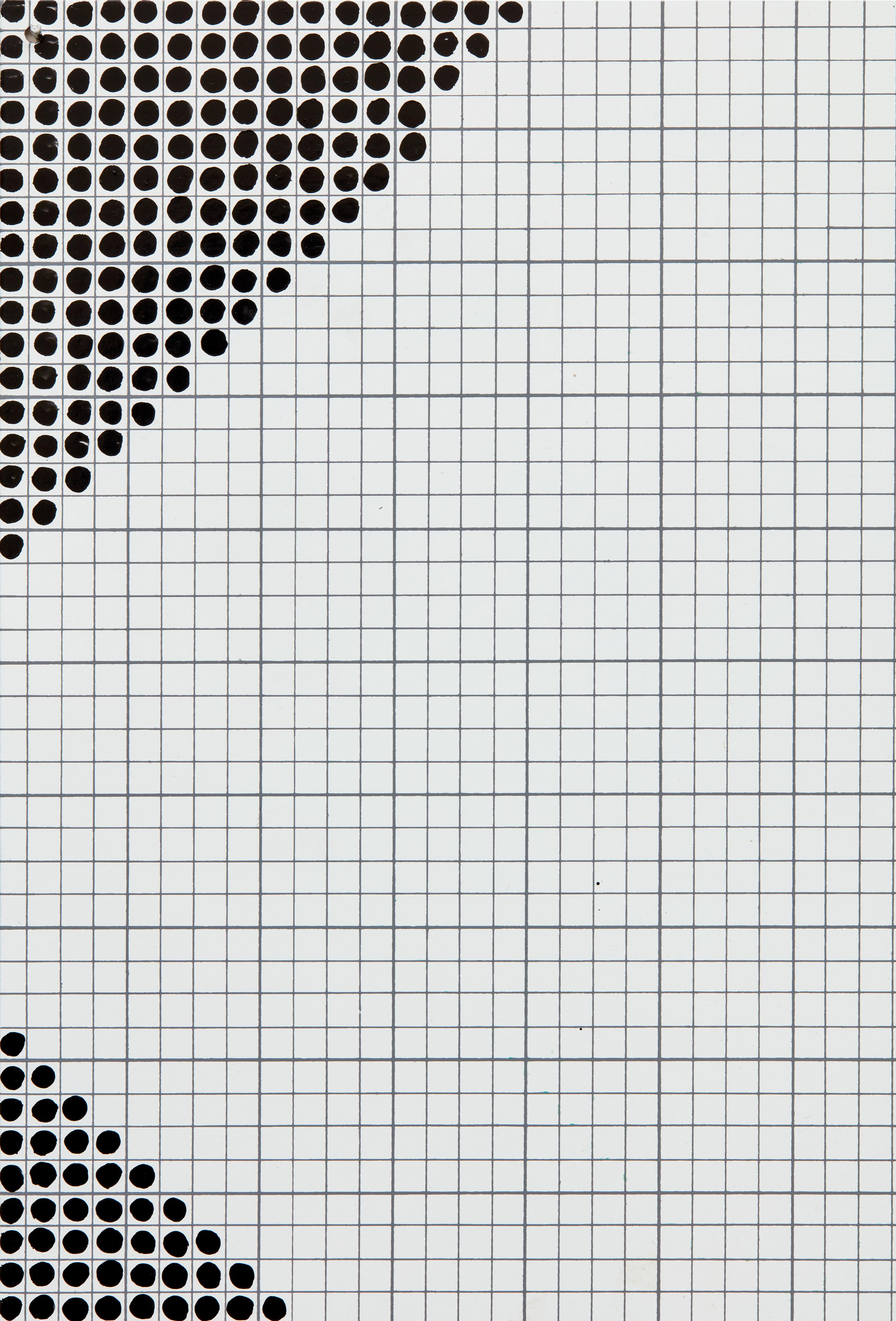 Black 6'' Squares Series #6 , 1972