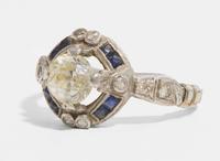 An Art Deco Diamond Ring