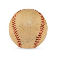 A 1947 St. Louis Browns Team Signed Autograph Baseball