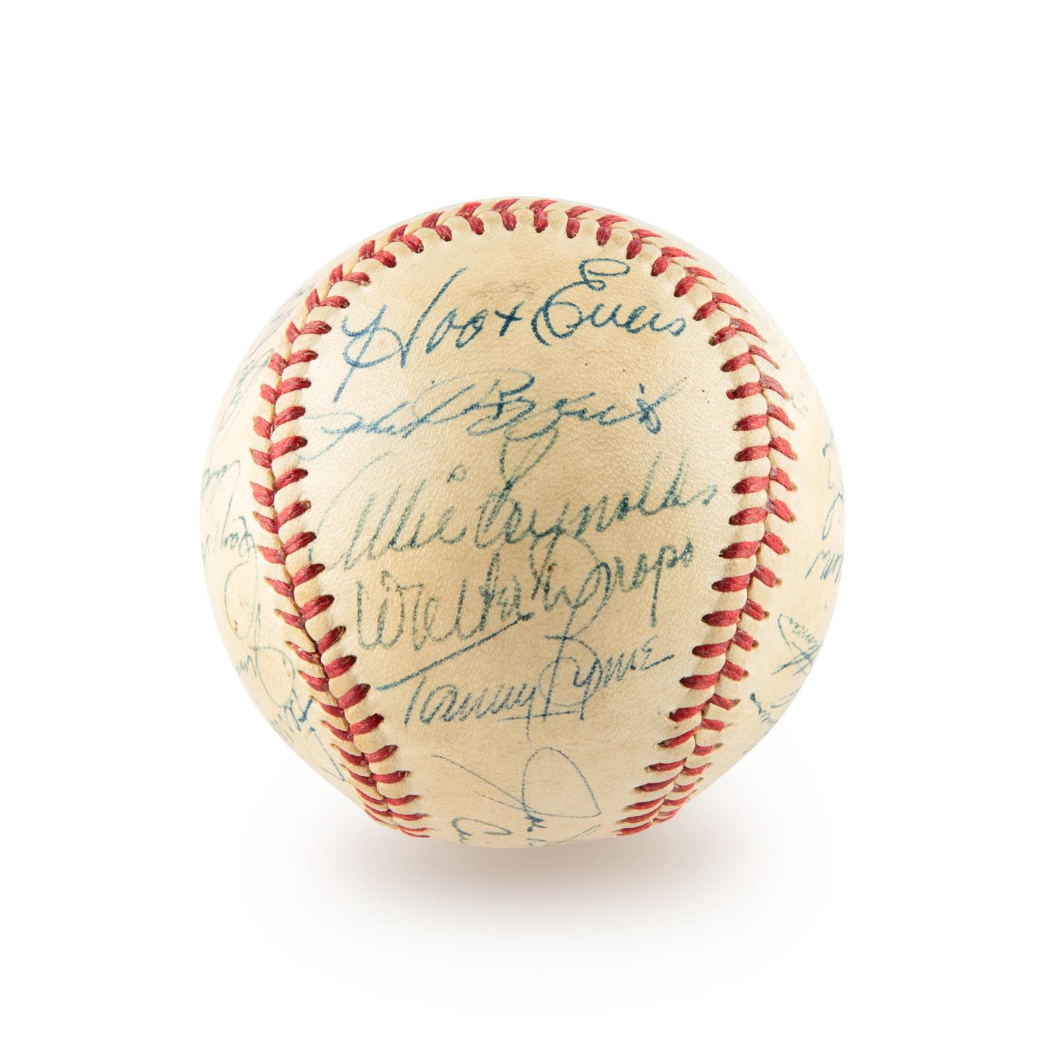 A 1950 American League All Stars Signed Autograph Baseball Including Ted Williams (Beckett Authentication Services)