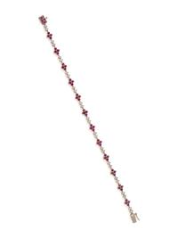 RUBY AND DIAMOND BRACELET