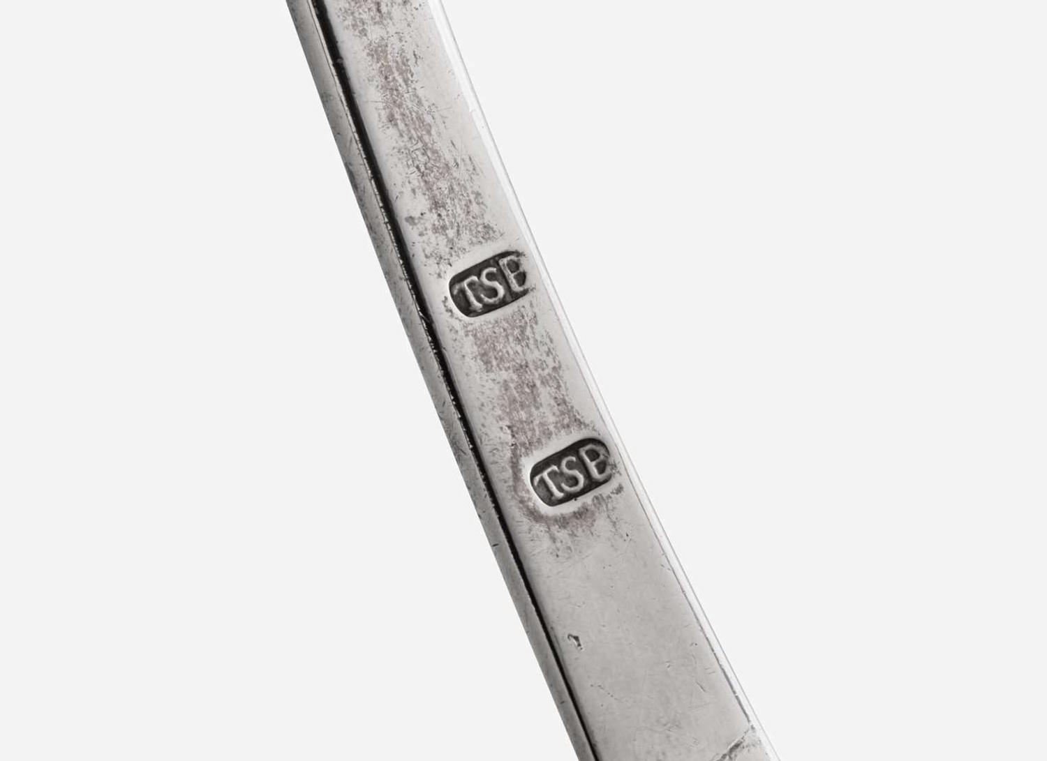 A rare silver punch ladle, Tobias Stoutenburg (1700-1759), New York, NY, circa 1740