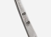 A rare silver punch ladle, Tobias Stoutenburg (1700-1759), New York, NY, circa 1740
