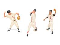 A Collection of Six Original Hartland Baseball Statues