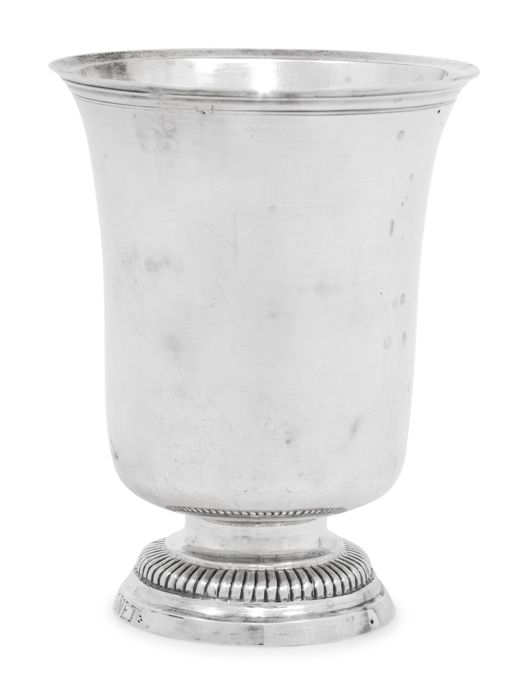 A Louis XV Silver Beaker