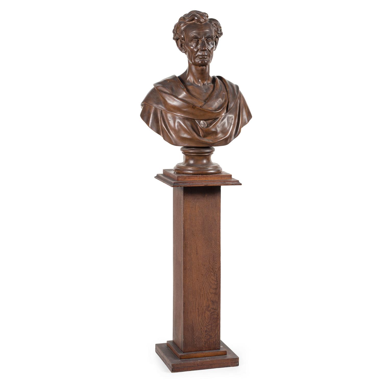 Abraham Lincoln Plaster Bust by Volk