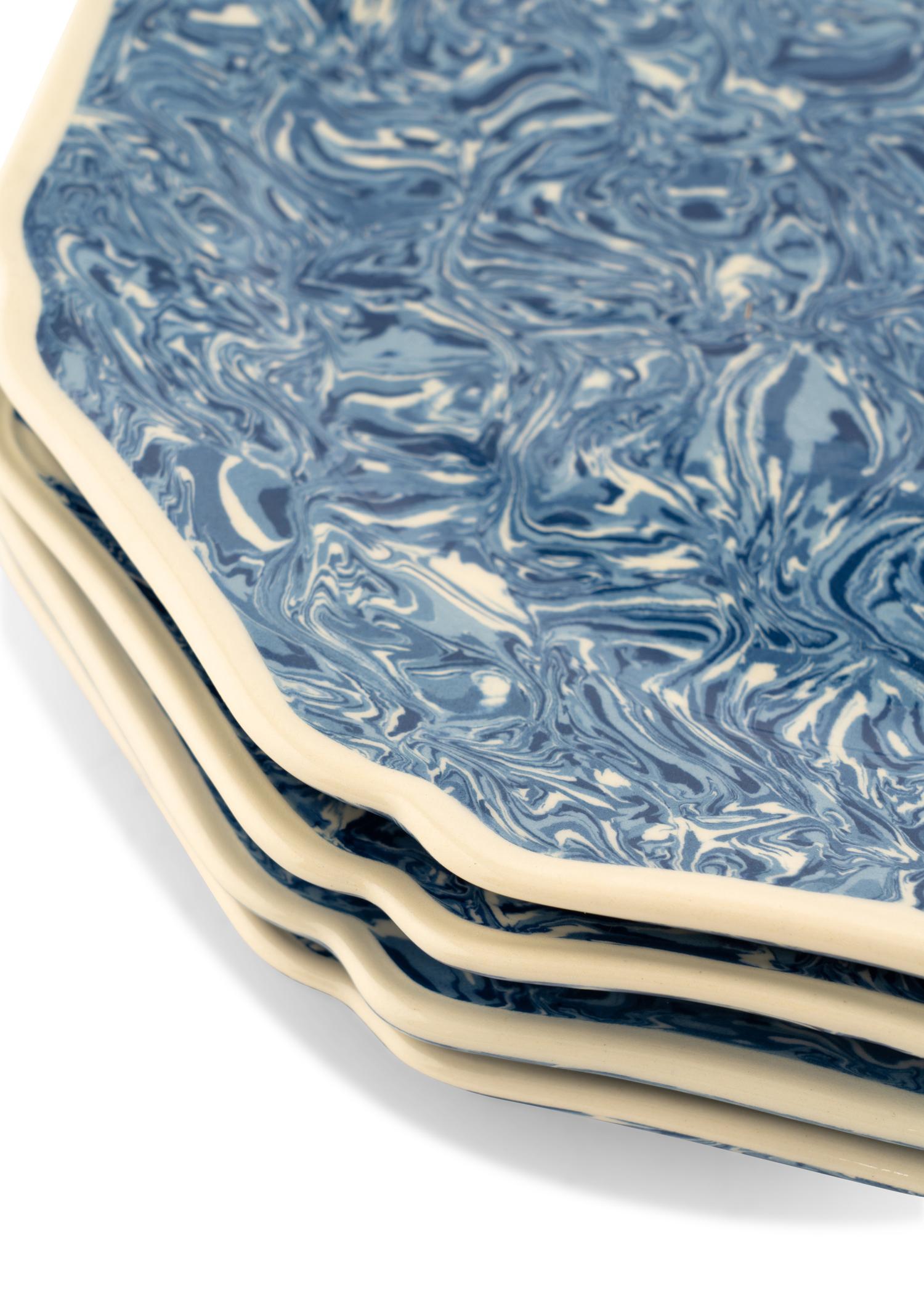 A Set of Apt Faience Dishes