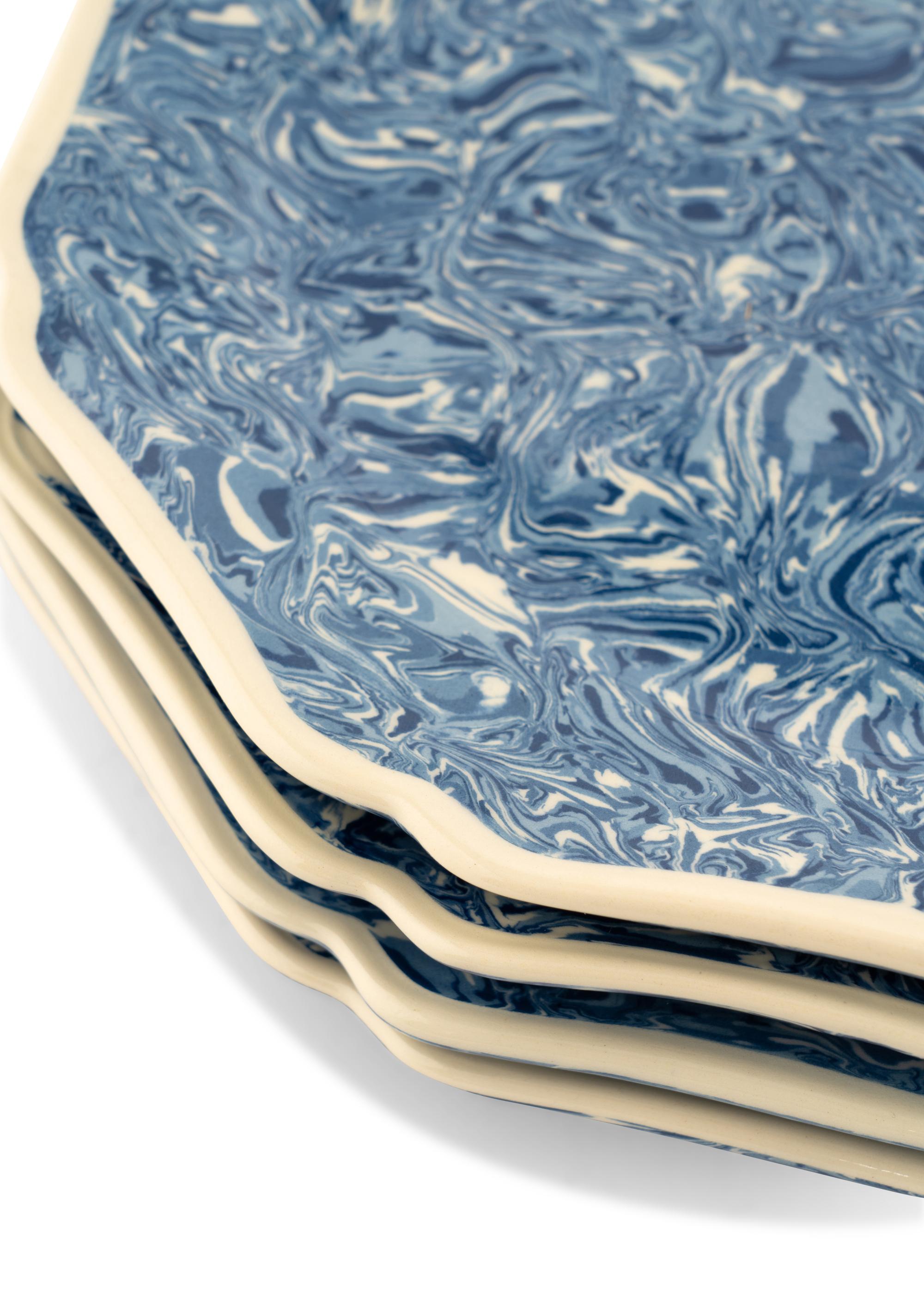 A Set of Apt Faience Dishes