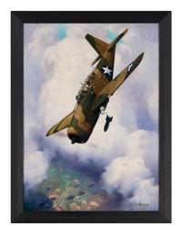 LEYDENFROST, Alexander (1888-1961). The Hard Hitting Vultee Vengeance is Our Deep-Bellied Answer to the German Stuka. c. 1943.
