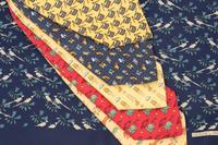 Collection of Five Ties: Four Hermès, One Salvatore Ferragamo, and One Hermès Handkerchief