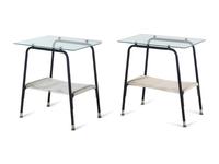 Pair of Two-Tiered Side Tables