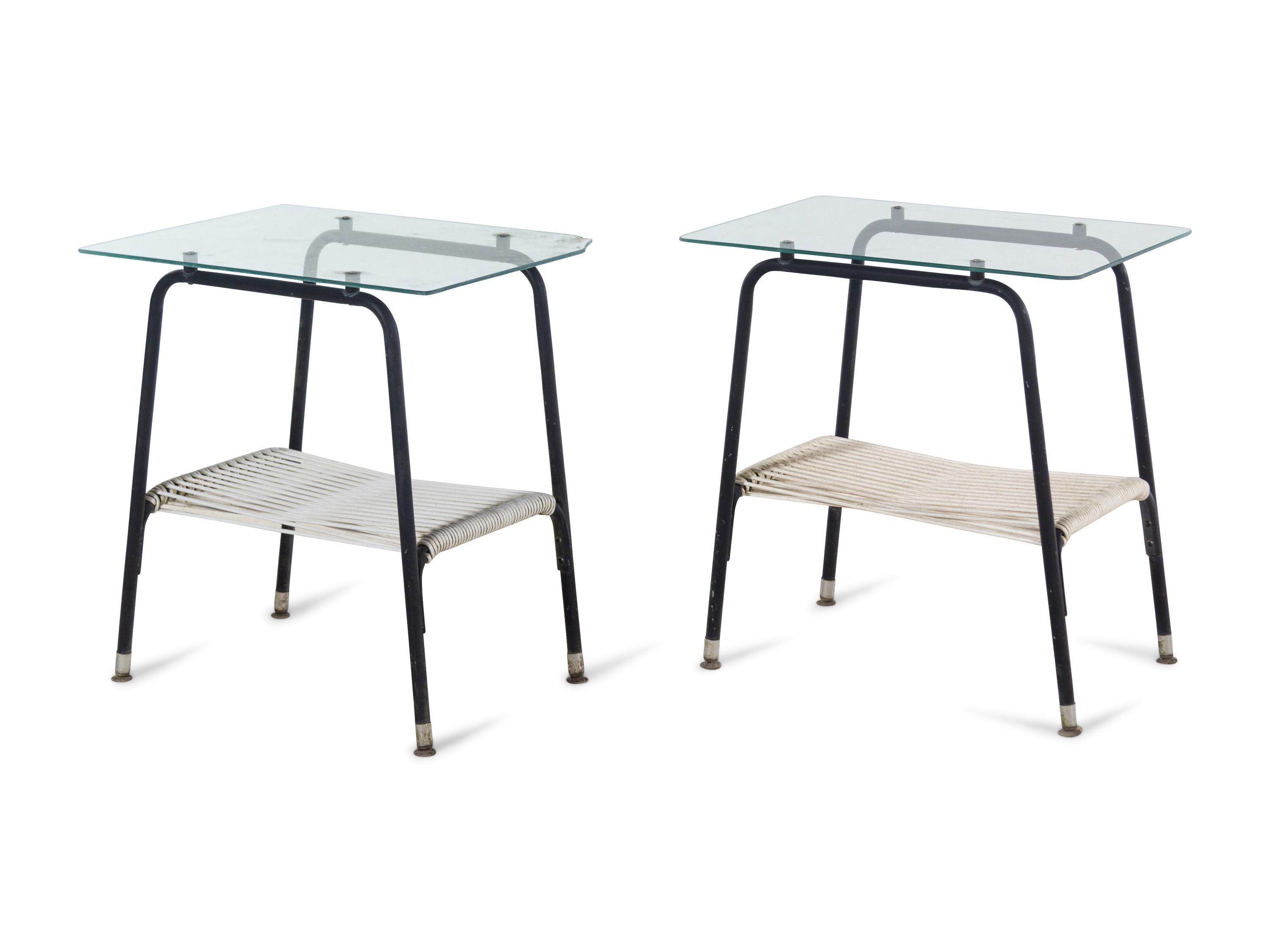 Pair of Two-Tiered Side Tables