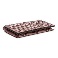 Gucci, Pink Python Embellished Clutch