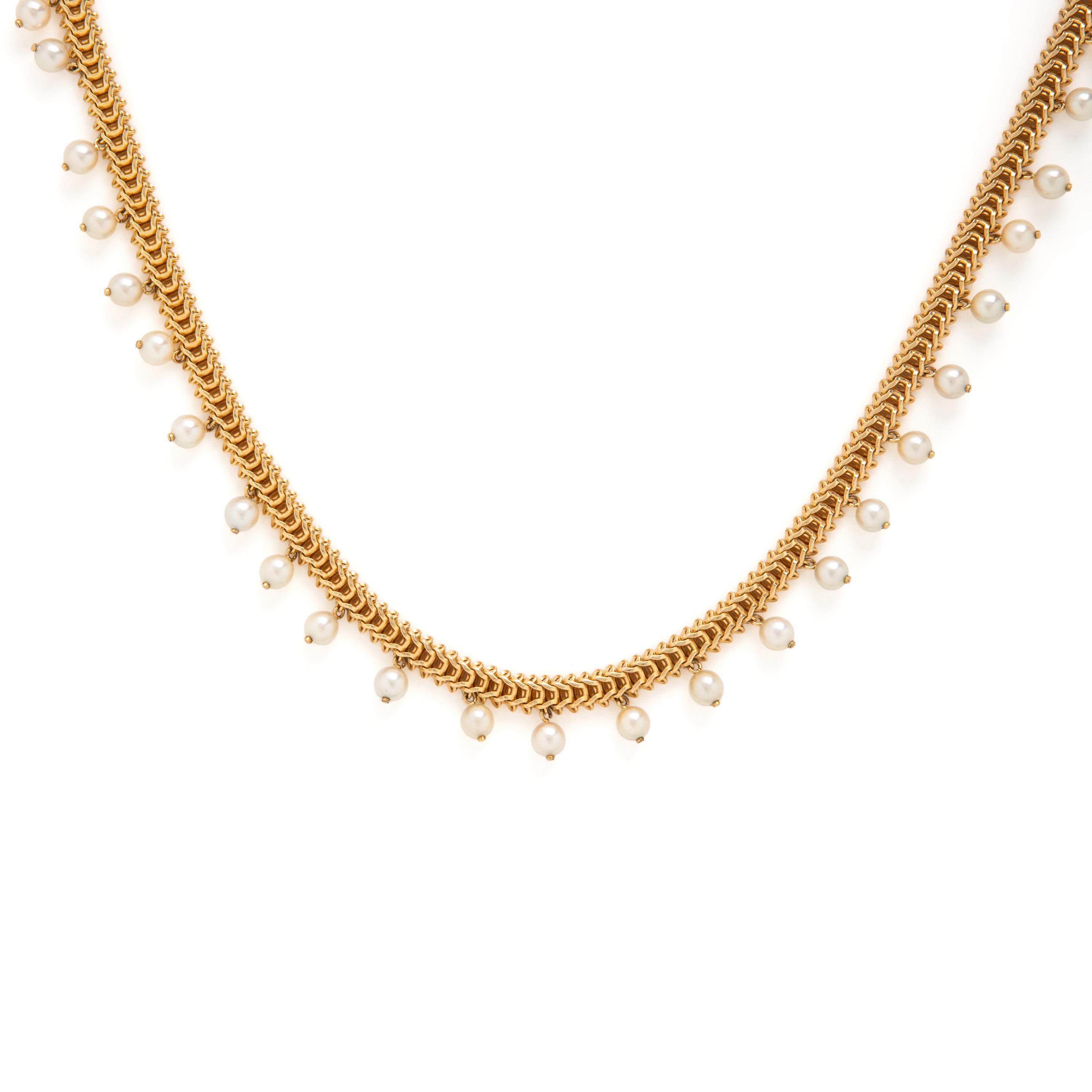 Two Yellow Gold Necklaces