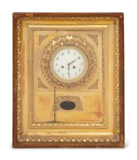 An Austrian Giltwood Wall Clock