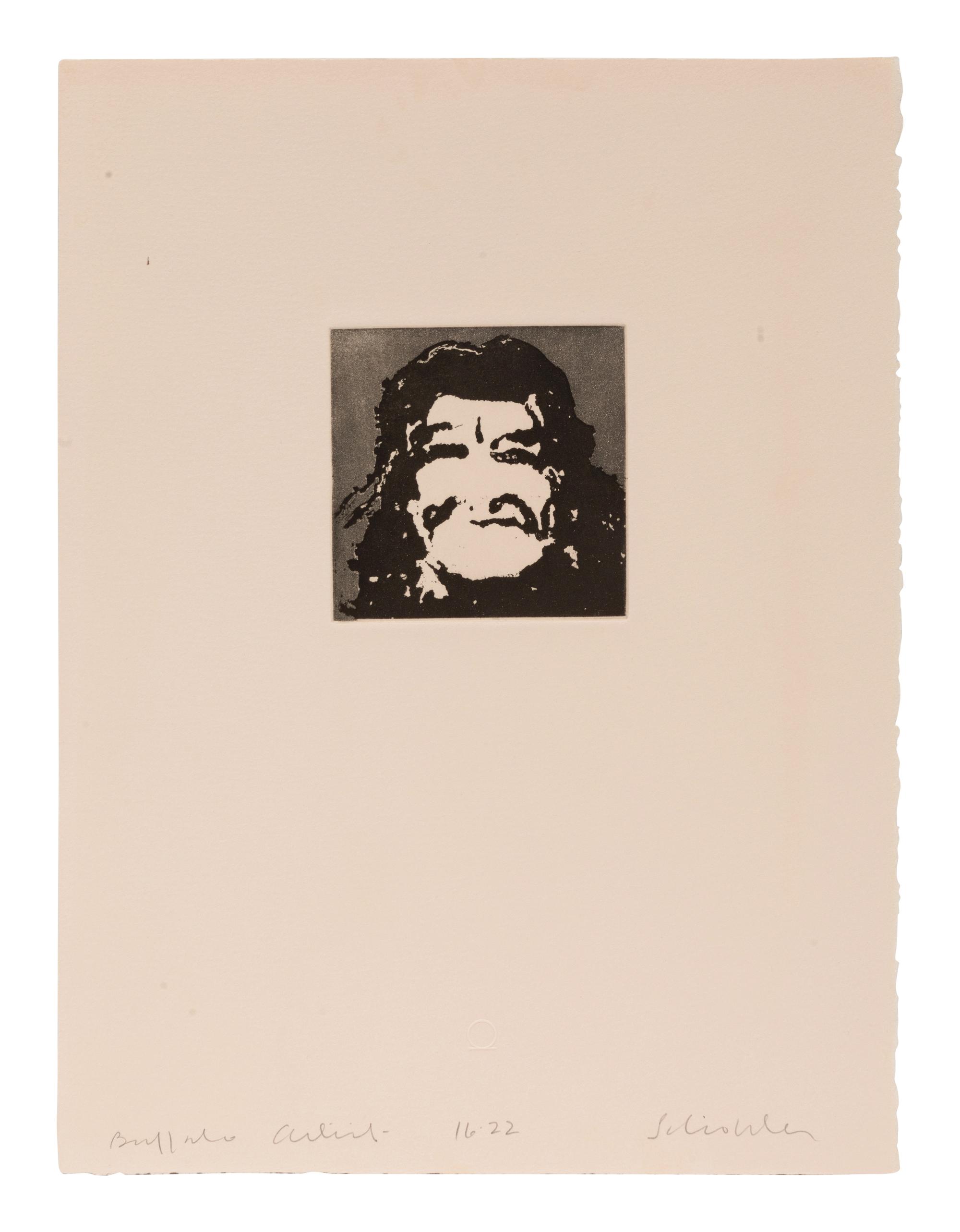 Two Works: Buffalo Artist, edition 16/22; Screaming Artist , edition 37/50