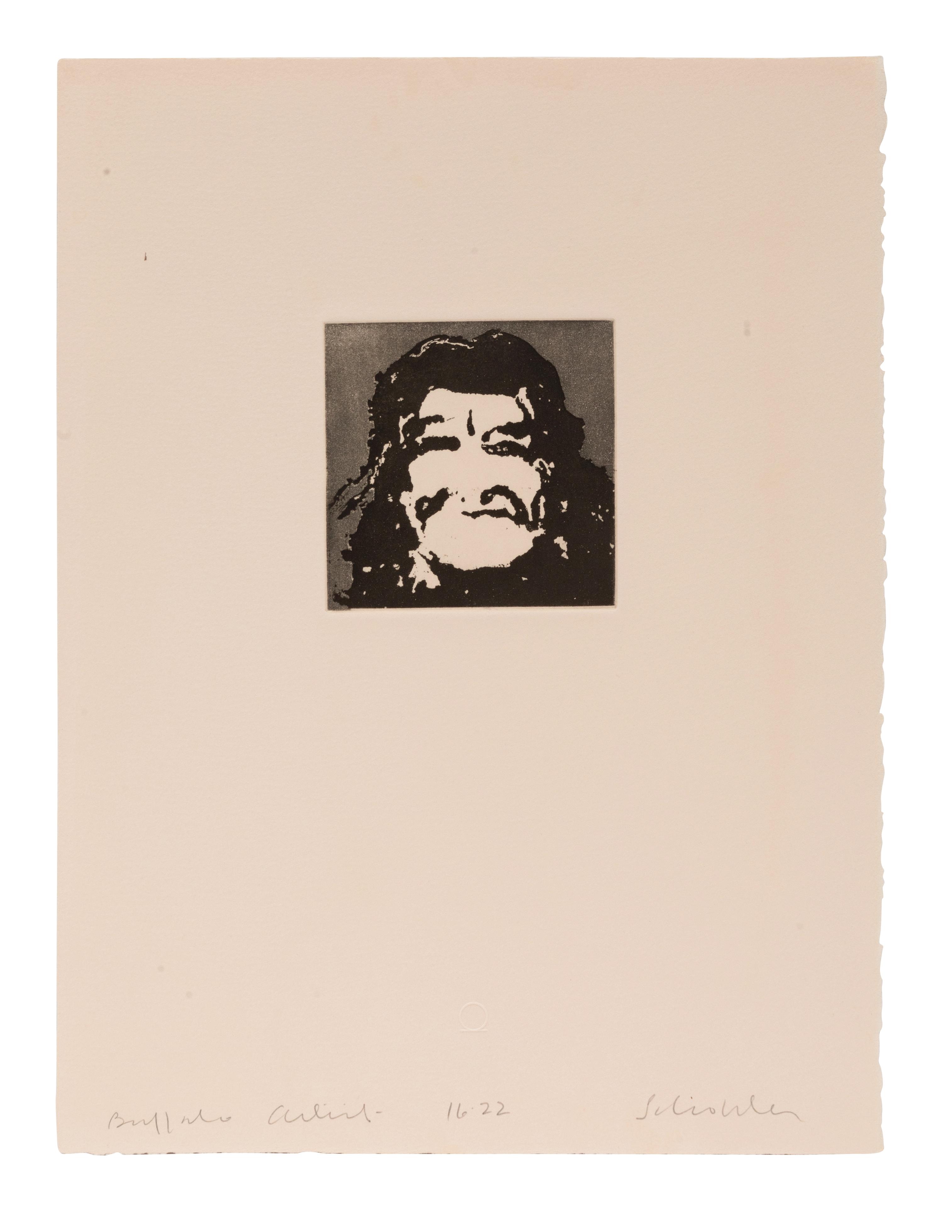 Two Works: Buffalo Artist, edition 16/22; Screaming Artist , edition 37/50