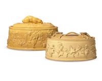 Two Wedgwood Game Pie Covered Dishes