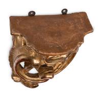 A Pair of Northern European Giltwood Wall Brackets